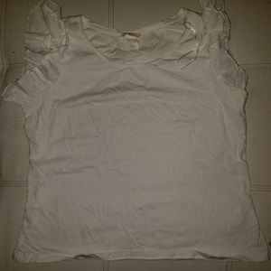 H & M White short sleeve top